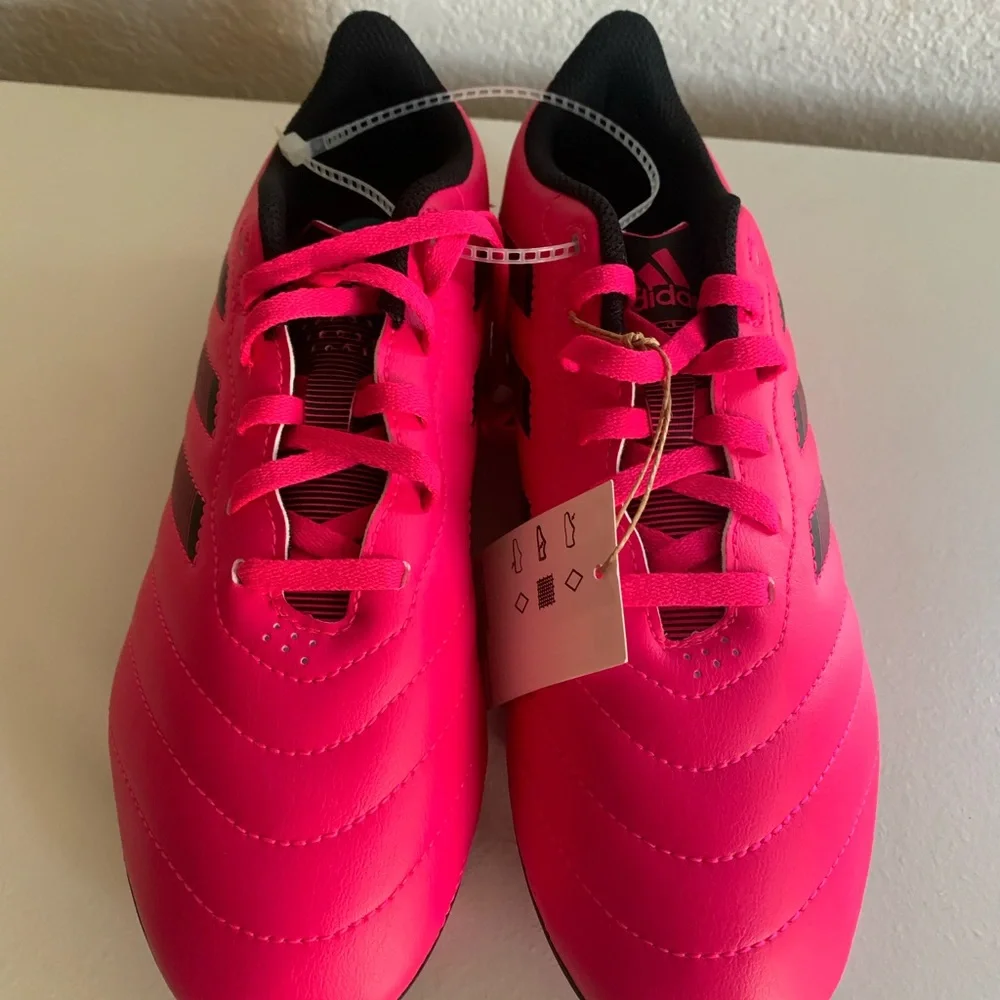 Adidas Kids Shoes in Pink and Black.